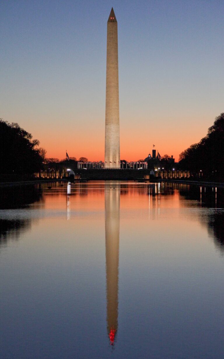 The Washington Monument at Sunrise